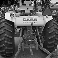 Lee Sacket Tractor Black and White